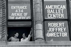 Gerald Arpino and Robert Joffrey at the American Ballet Center