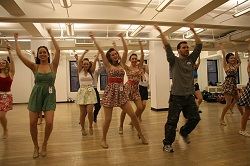 Choreographer Jim Cooney