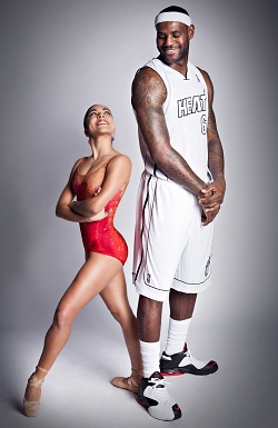 LeBron James and Jeanette Delgado