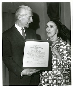 Dancer and choreographer Martha Graham 