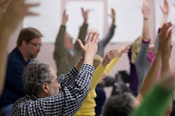 Dance class at Hubbard Street Dance Chicago Parkinson's Project