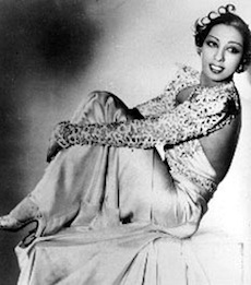 tanssija Josephine Baker