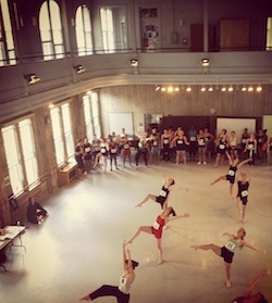 Class at American Dance Festival