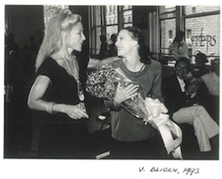 Carol Paumgarten with Maya Plisetskaya