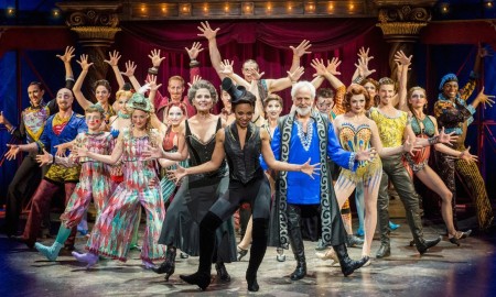 The Cast of the National Touring Production of PIPPIN. Photo by Terry Shapira