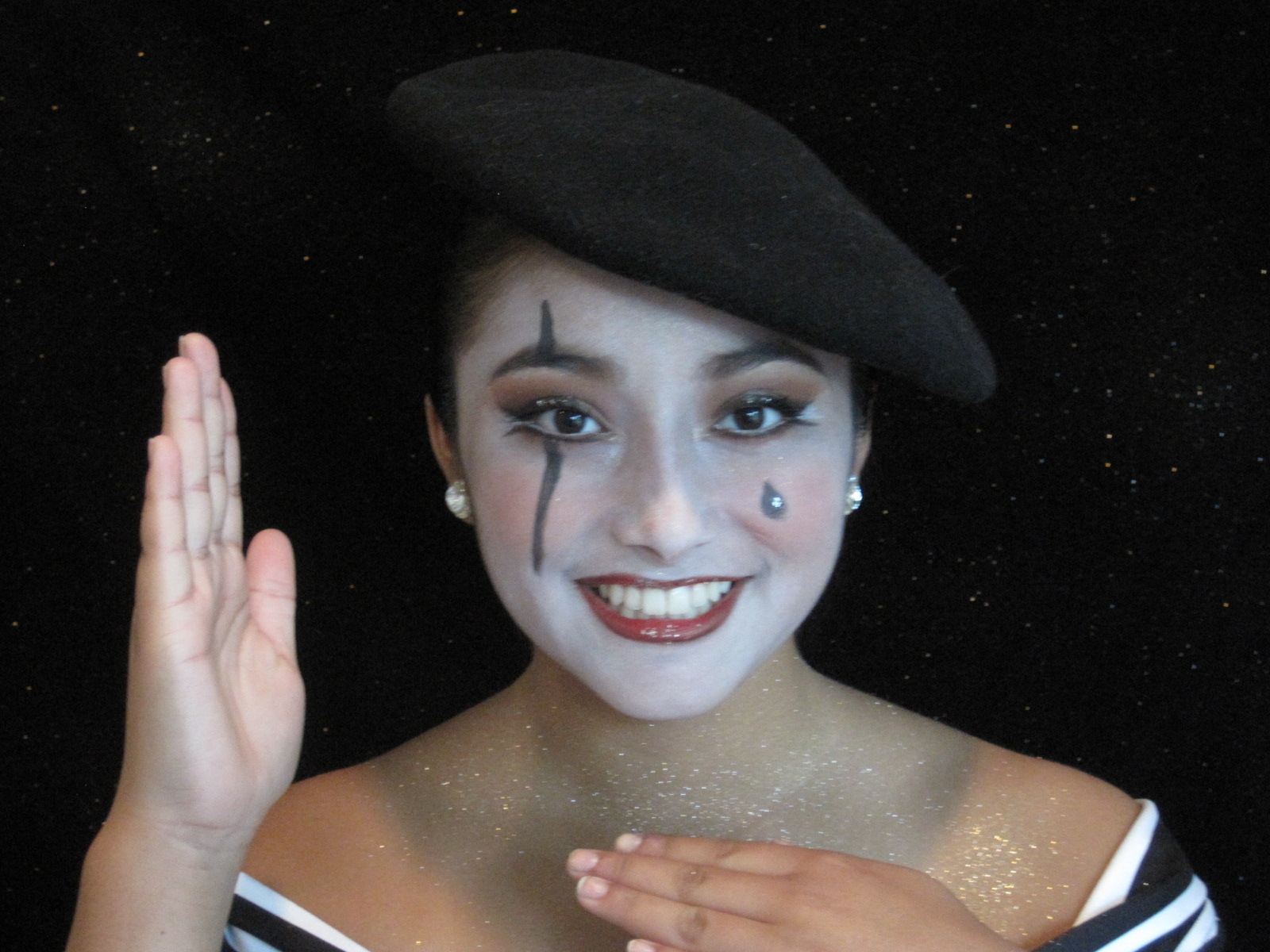 Mime And Harlequin Makeup Dance