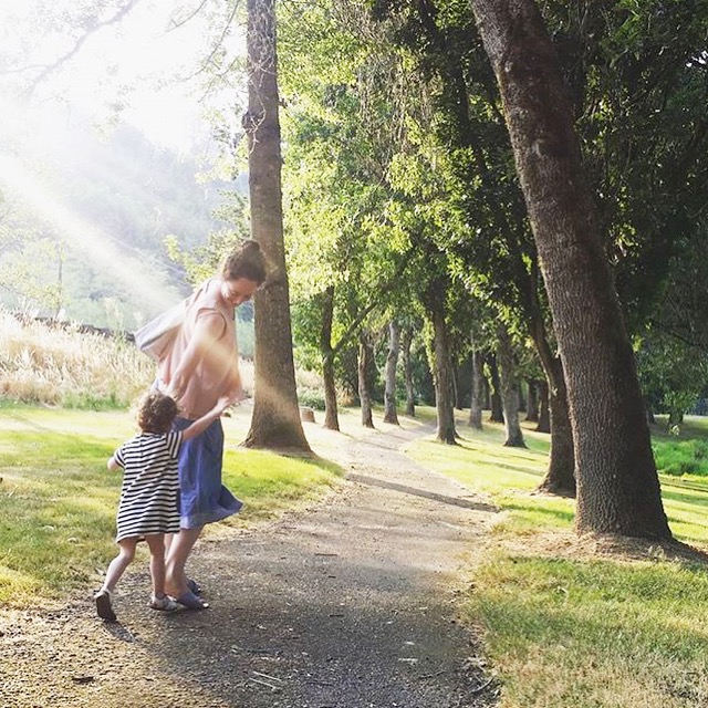 Pacific Northwest Ballet Soloist Sarah Ricard Orza with daughter Lola