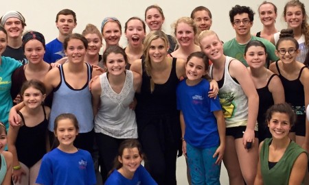 Dance Informa Editor Deborah Searle with her students from Project Dance Atlanta 2015