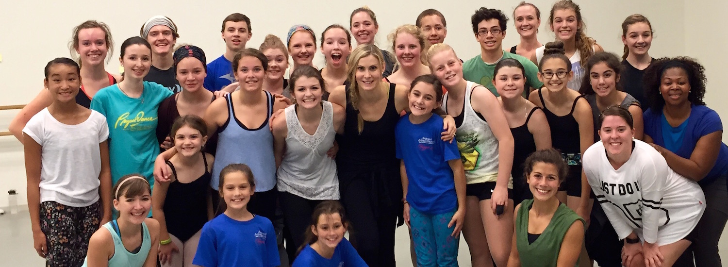 Dance Informa Editor Deborah Searle with her students from Project Dance Atlanta 2015