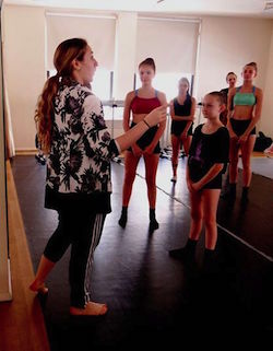 Emily Bufferd teaching at Joffrey Ballet School Summer Intensive