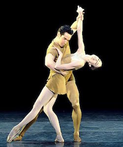 Sascha Radetsky and Julie Kent in Twyla Tharp's 'Brahms-Haydn Variations'