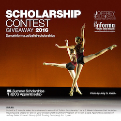 Joffrey Ballet School Scholarships