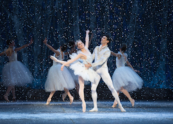 Ashley Ellis and Lasha Khozashvili in Mikko Nissinen's 'The Nutcracker'. Photo by Rosalie O'Connor.