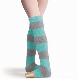 Capezio 8" Tone Stripe Legwarmers.