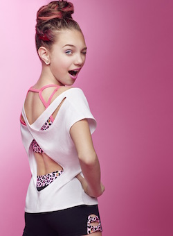 Maddie Ziegler in Betsey Johnson for Capezio.Photo courtesy of Capezio.