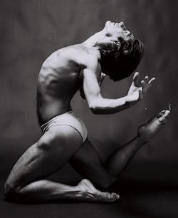 Male ballet dancer