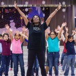 Lauren Anderson teaching during an Education and Community Engagement program. Photo by Amitava Sarkar, courtesy of Houston Ballet