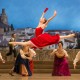 Pacific Northwest Ballet principal dancer Elizabeth Murphy with company dancers in Alexei Ratmansky’s Don Quixote. Photo by Angela Sterling.