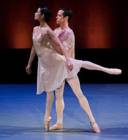 Stella Abrera and Sascha Radetsky in 'Leaves are Fading' by Antony Tudor. Photo by Cherylynn Tsushima.