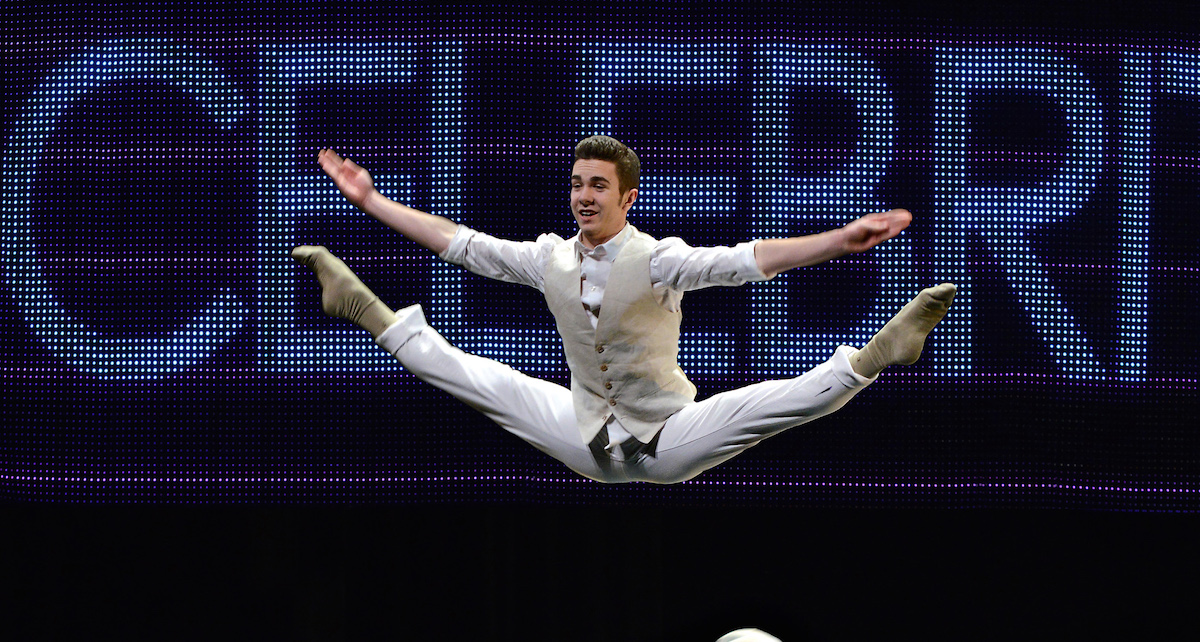 A dancer in competition. Photo courtesy of Celebrity Dance Competitions