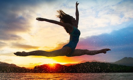 Dancer Maggie Ellington. Photography by Richard Calmes.