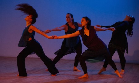 Kelley Donovan and Dancers in 'The Body Becomes The Messenger'. Photo by Charles Daniels Photography.