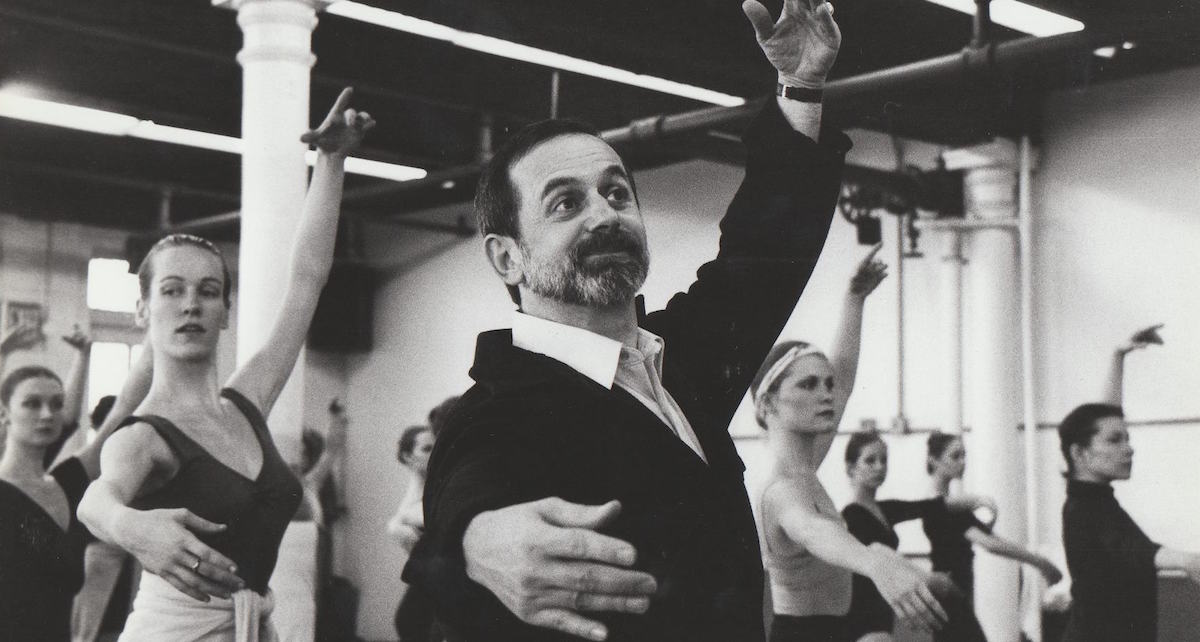 Robert Joffrey teaching class. Photo courtesy of JBS