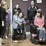 Angela Mannella-Hoffman with students at her studio, Moore than Dance. Photo courtesy of Cathy Graziano