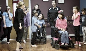 Angela Mannella-Hoffman with students at her studio, Moore than Dance. Photo courtesy of Cathy Graziano