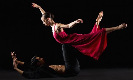 Chyrstyn Fentroy and Jorge Villarini in Nacho Duato's 'Coming Together'. Photo by Rachel Neville