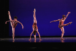 Nayara Lopes, Chyrstyn Fentroy and Stephanie Rae Williams in Dianne McIntyre's 'Change'. Photo by Jeff Cravotta