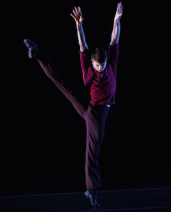 PNB Dancer Benjamin Griffiths in 'No Dominion'. Photo by Christopher Duggan.