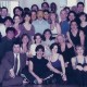 Phil Black with many former students at Broadway Dance Center in 1996.