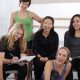 Dance teachers talk in class. Photo courtesy of Broadway Dance Center.