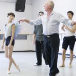 John McFall with Dancers in Peter Pan Rehearsal. 2007. Photo by K. Kenney, Courtesy of Atlanta Ballet