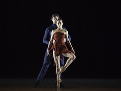 Tara Lee and Jonah Hooper in John McFall's 'THREE'. Photo by Charlie McCullers, courtesy of Atlanta Ballet.