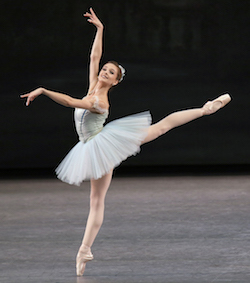 New York City Ballet Principal Lauren Lovette in 'Raymonda'. Choreography George Balanchine. Photo by Paul Kolnik.