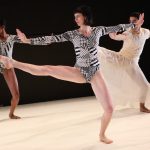 Dance Heginbotham performing 'TWIN' in 2012 at BAC's Jerome Robbins Theater. Photo by Julieta Cervantes.