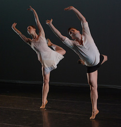 Kerry Shea and Carlos Lopez in Lydia Johnson's 'Night and Dreams'. Photo by Nir Arieli