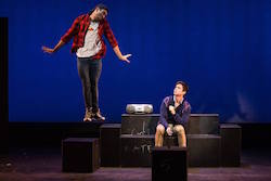 Ricky Ubeda and Matt Doyle in 'Freddie Falls in Love'. Photo by by Matthew Murphy.