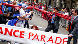 Dance Parade's ribbon-cutting ceremony. Photo by Glenmore Marshall.