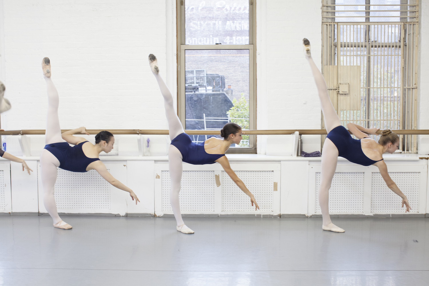 ballet class barre