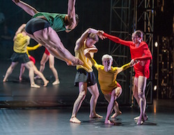 The Park Avenue Armory presents 'Tree of Codes', directed and choreographed by Wayne McGregor, performed by dancers from Paris Opera Ballet and Company Wayne McGregor. Photo by Stephanie Berger.