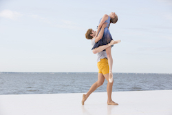 BalletCollective's Harrison Coll and Ashley Laracey. Photo by Whitney Browne.