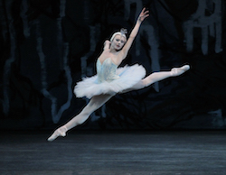 Sara Mearns in Peter Martins' 'Swan Lake'. Photo by Paul Kolnick.