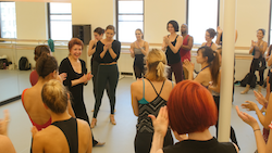 Donna McKechnie leading an ADM21 Repertory Class at Steps. Photo courtesy of Steps. 