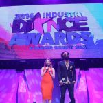 Hosts Keltie Knight and Dave Scott inside at the 2016 Industry Dance Awards and Cancer Benefit Show held at the Avalon in Hollywood, CA. Photo By John Salangsang/Sipa USA.