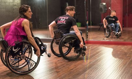 Infinite Flow - A Wheelchair Dance Company. Photo by Michael Hansel.