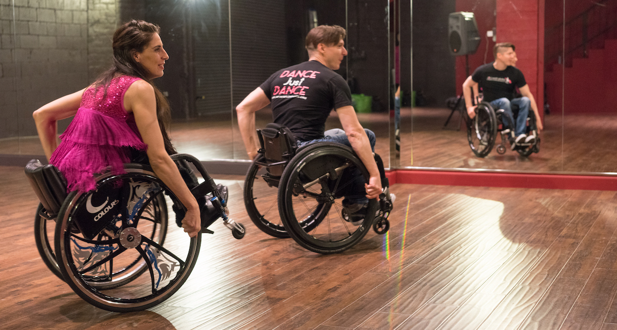 Infinite Flow - A Wheelchair Dance Company. Photo by Michael Hansel.