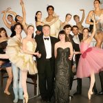 Jean-Pierre Bonnefoux and Patricia with the Charlotte Ballet dancers. Photo by Jeff Cravotta.